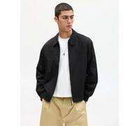 Pull&Bear - Giacca leggera nera con rever-Nero L
