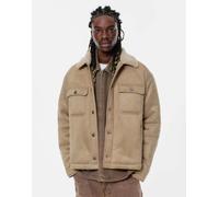 Pull&Bear - Giacca trucker color cammello medio double-face-Neutro S