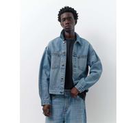 Pull&Bear - Giacca trucker di jeans blu medio XL