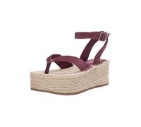 Pull&Bear - Sandali in pelle multicolore con zeppa 39