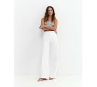 Pull&Bear - Jeans a fondo ampio bianchi-Bianco 44