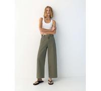 Pull&Bear - Jeans a palloncino regolabili kaki-Verde 44