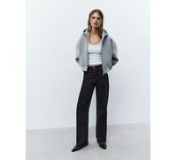 Pull&Bear - Jeans dritti a fondo ampio nero mélange 42