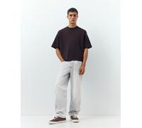 Pull&Bear - Jeans dritti blu pallido-Grigio 44