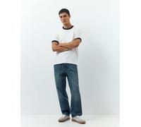 Pull&Bear - Jeans dritti blu scuro 36