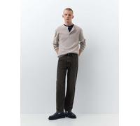 Pull&Bear - Jeans dritti vintage neri-Nero 46