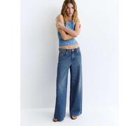 Pull&Bear - Jeans larghi oversize blu scuro 46