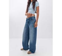 Pull&Bear - Jeans larghi oversize blu scuro 48