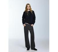 Pull&Bear - Jeans leopardati grigi con borchie-Grigio 44