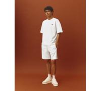 Pull&Bear - Joggers bermuda bianchi con logo-Bianco 2XS