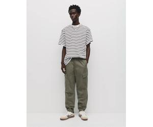 Pull&Bear - Joggers cargo kaki-Verde XL
