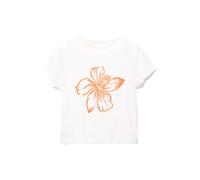 Pull&Bear Maglietta arancione / bianco Donna Pull&Bear XS arancione / bianco