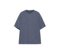 Pull&Bear - Felpa a maniche corte grigia con logo-Blu XL