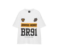 Pull&Bear Maglietta curry / nero / bianco Uomo - PROMO - Maglie e T-shirt - T-shirt Pull&Bear L