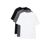 Pull&Bear Maglietta grigio / nero / bianco Uomo - Abbigliamento - Maglie e T-shirt - Multipack Pull&Bear S