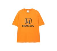 Pull&Bear Maglietta 'HONDA' arancione scuro / nero Uomo Pull&Bear XL arancione scuro / nero
