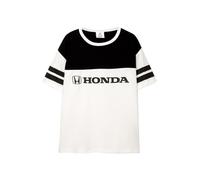 Pull&Bear Maglietta 'HONDA' nero / offwhite Uomo Pull&Bear XS nero / offwhite