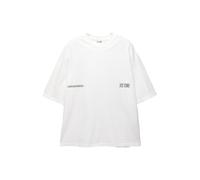 Pull&Bear Maglietta 'ICE CUBE' nero / bianco, Taglia XS