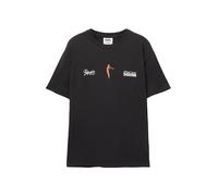 Pull&Bear Maglietta 'IMAGINE DRAGONS' antracite / arancione / bianco Uomo Pull&Bear XS antracite / arancione / bianco