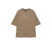 Pull&Bear Maglietta mocca / bianco Uomo - Abbigliamento - Maglie e T-shirt - T-shirt Pull&Bear M