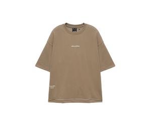 Pull&Bear Maglietta mocca / bianco Uomo - Abbigliamento - Maglie e T-shirt - T-shirt Pull&Bear M