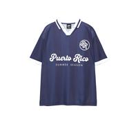 Pull&Bear Maglietta navy / blu scuro / bianco Uomo Pull&Bear XS navy / blu scuro / bianco
