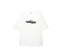 Pull&Bear Maglietta nero / bianco, Taglia M
