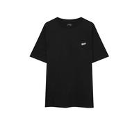 Pull&Bear Maglietta nero / bianco, Taglia M