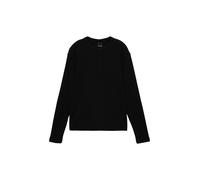Pull&Bear Maglietta nero Uomo - Abbigliamento - Maglie e T-shirt - Maglie a maniche lunghe Pull&Bear M