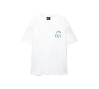 Pull&Bear - STWD - T-shirt bianca con ciliegie-Bianco M