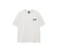 Pull&Bear Maglietta 'STWD COMMUNITY' crema / smeraldo / nero Uomo Pull&Bear M