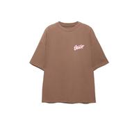 Pull&Bear Maglietta 'STWD' marrone chiaro / rosa Uomo Pull&Bear M marrone chiaro / rosa