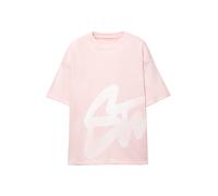 Pull&Bear Maglietta 'STWD' rosa / bianco Uomo Pull&Bear XS rosa / bianco