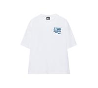 Pull&Bear Maglietta 'STWD' zappiro / bianco Uomo Pull&Bear S