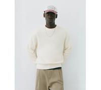 Pull&Bear maglione basic bianco sporco M