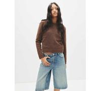 Pull&Bear - Maglione morbido al tatto marrone XS