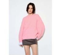Pull&Bear - Maglione rosa con scollo rotondo S