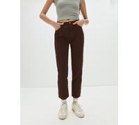 Pull&Bear - Mom jeans a vita alta marrone chiaro 40