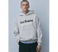 Pull&Bear - Nfl Los Angeles - Felpa con cappuccio grigio mélange XS