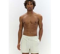 Pull&Bear - Pantaloncini da bagno in seersucker verde pallido a righe M