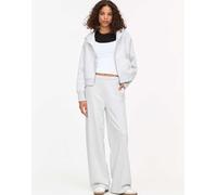 Pull&Bear - Pantaloni della tuta dritti color grigio mélange 2XS