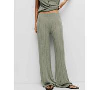 Pull&Bear - Pantaloni in maglina verde M