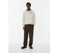 Pull&Bear - Pantaloni sartoriali color cioccolato-Marrone 40