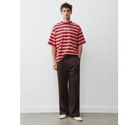 Pull&Bear pantaloni sartoriali con pince marroni-Marrone 40