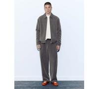 Pull&Bear pantaloni sartoriali dritti grigi-Grigio 38