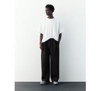 Pull&Bear - Pantaloni sportivi neri a palloncino-Nero L