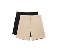 Pull&Bear Pantaloni 'STWD' beige / nero Uomo - Abbigliamento - Pantaloni - Pantaloni corti e bermuda - Pantaloncini di felpa Pull&Bear 34