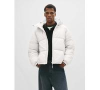 Pull&Bear - Piumino color sabbia con cappuccio-Neutro L