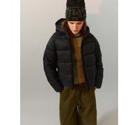 Pull&Bear piumino con cappuccio nero M