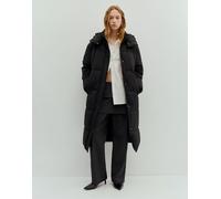 Pull&Bear - Piumino taglio lungo nero XL